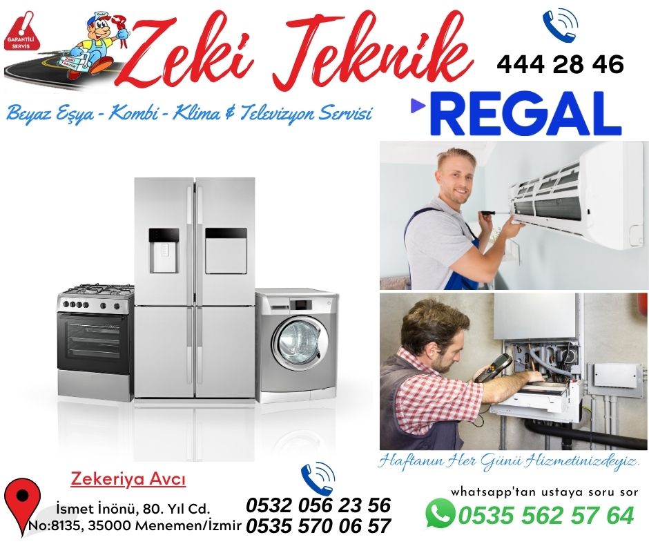Menemen Regal Beyaz Eşya Servisi