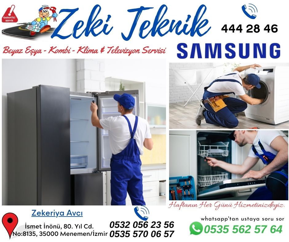 Menemen Samsung Beyaz Eşya Servisi